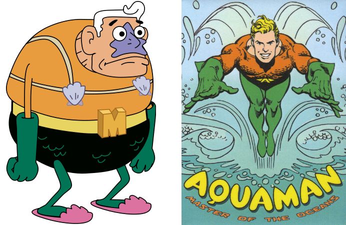 L'Homme Sirène inspiré de Aquaman