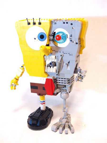Bob l'Éponge Terminator en Lego
